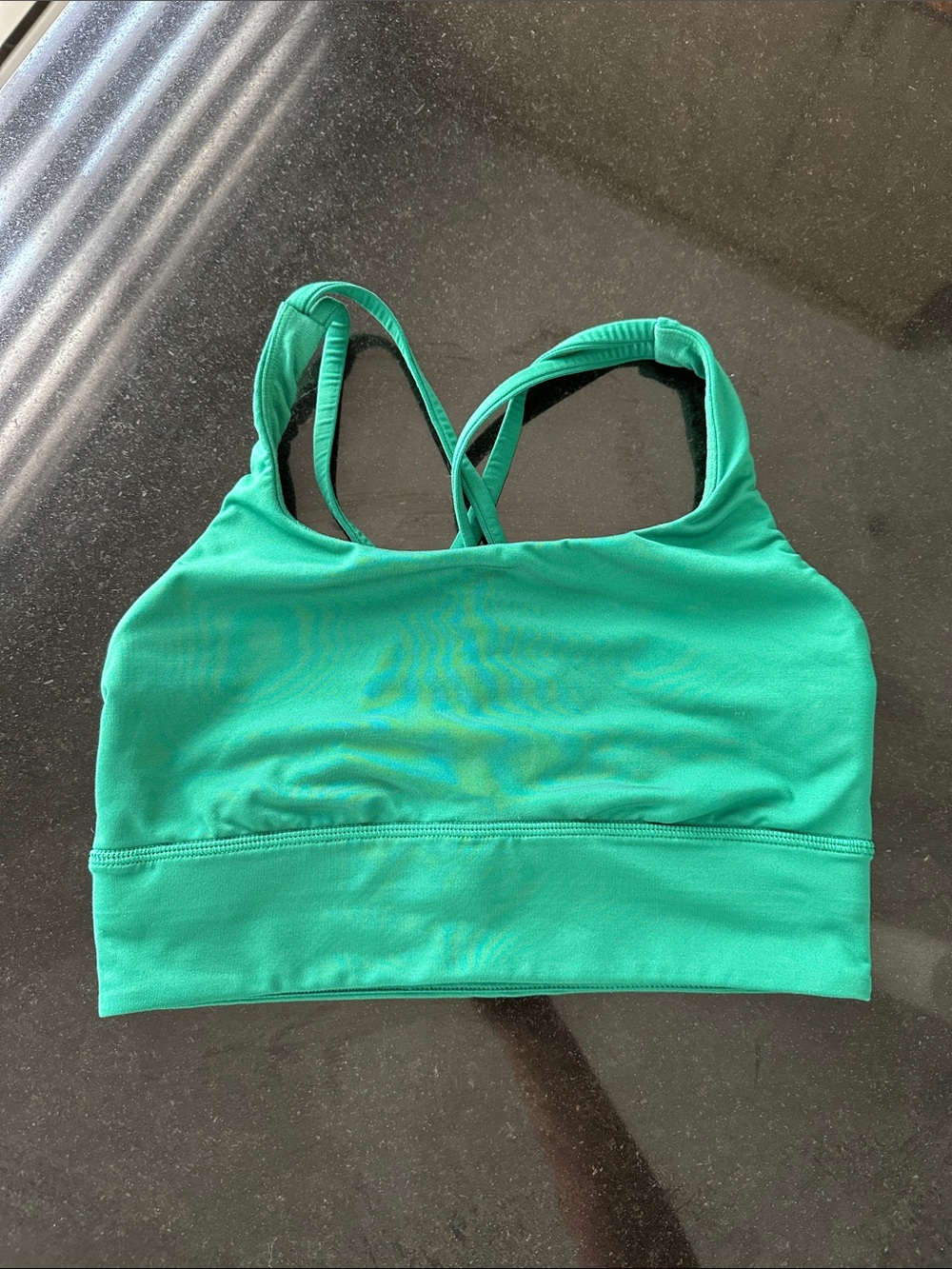 lululemon athletica Green Cross-Back Sports Bra